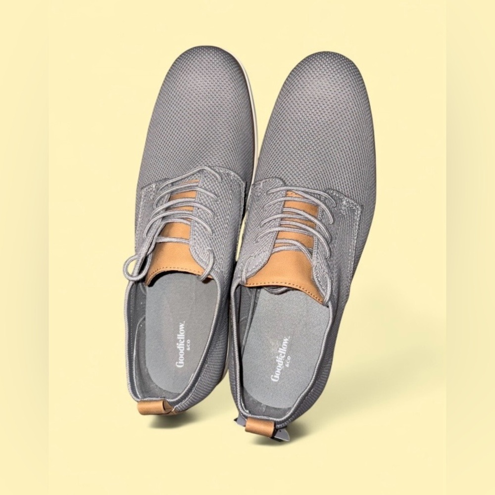 Goodfellow & Co Men’s Gray Knit Sneakers – Size 9.5 – New With Tags - Picture 8 of 9